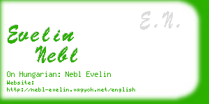 evelin nebl business card